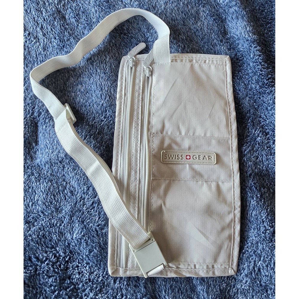 Swiss Gear Money Belt Beige Unisex Travel Waist Pack Hidden Security Pouch